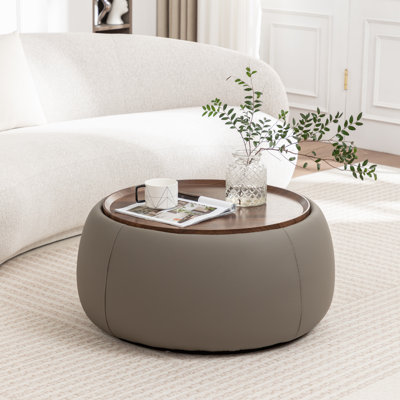 Pietsch Round Cocktail Ottoman With Storage