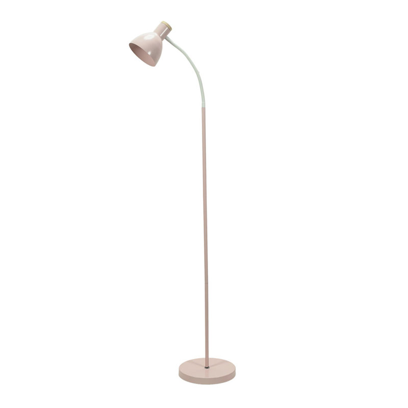 Rokeisha 130cm Traditional Floor Lamp, Blush Pink