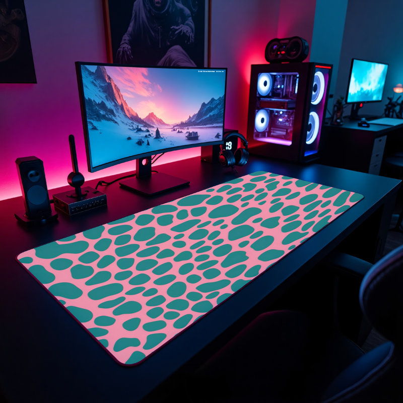 Polyester Desk Pad, 14.4x12.1