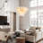 Kethe Oversized 13-Light Tiered Chandelier with Seeded Glass
