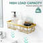 Organisateur de salle de bain mural antirouille avec porte-savon No-Drilling-186439331