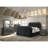 Kana Upholstered Bed with LED in Black-983911115