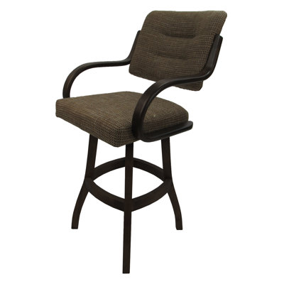 Tabouret de bar pivotant de 35" Bettina