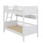 Lit superposé simple en bois équipé de trois compartiments de rangement-201681670