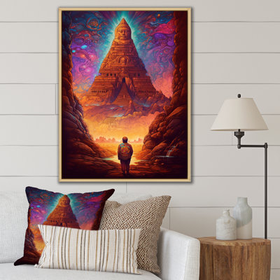 «Arriving In The Sacred City Of Gold I», reproduction sur toile