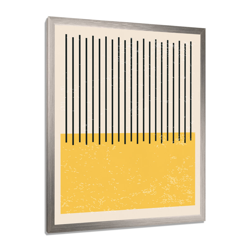 «Minimal Geometric Compostions», impression sur toile, H 20 po x l 12 po, Impression encadrée, Argent argent