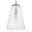 Luminaire suspendu conique à 1 lumière Evanne-60647206