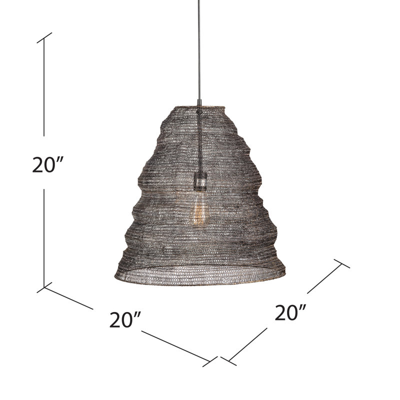 1 - Light Bronze Unique/Statement Pendant