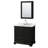 Deborah 36'' Single Bathroom Vanity with Marble Top with Mirror-40065102-61125978