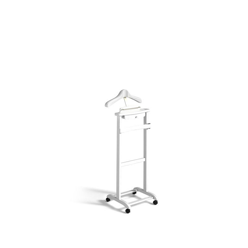 Freestanding Valet Stand, White