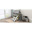 Lit simple / simple avec lit gigogne, toit gris et solutions de rangement intelligentes