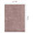Hammersmith Pink Blush Solid Shag Area Rug-996583367
