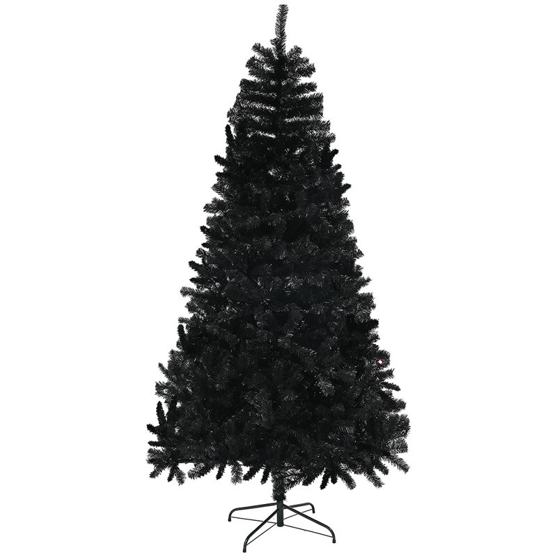 Grand arbre de Noël artificiel avec lumières et branches, 7'5"