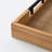 Ascano Large Rectangular Natural Rattan Trays