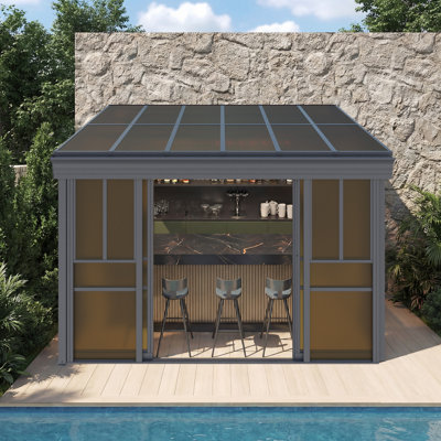 Attached Polycarbonate Sunroom – Lean-to Design