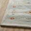 Sundance Mesa Weathered Ivory Teal Wool Hand Crafted Area Rug-1512267094