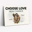 Ensemble d'une toile murale « Choisissez l'amour »-217763677