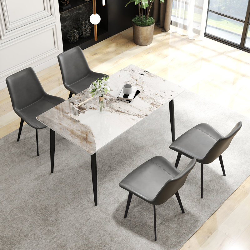 Grande table de salle à manger Juvan, Pandora, H 29,21 po x L 31,49 po x l 55,11 po