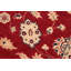 Tapis rouge / beige en laine Baccio