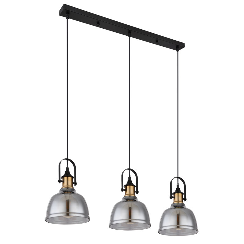 3 - Light Matte Black Pendant