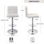 Kristopher Swivel Upholstered Adjustable Height Counter Stool with Metal Frame-16638468