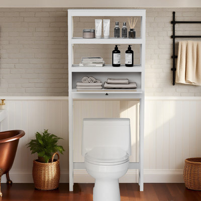 Rangement autoportant au-dessus de la toilette de 63 po H