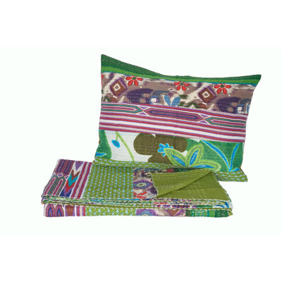 Loki Cotton Floral Quilt Set