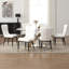 Chaise rembourrée moderne avec structure en métal-456032064