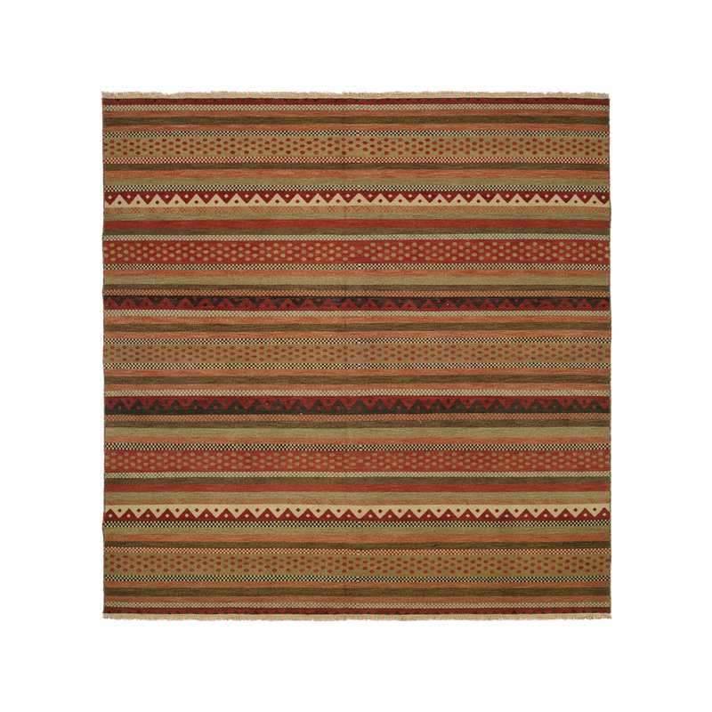 Wool Area Rug, Square 6'