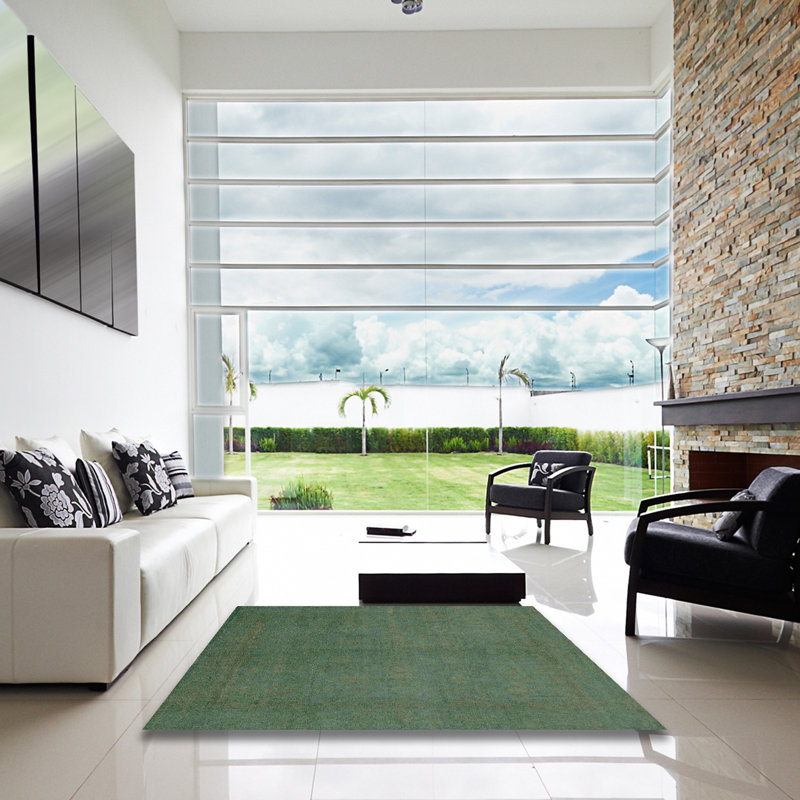 Abstract Indoor Rug, Square 6'