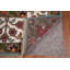 Tapis unique vert de 8 pi 11 po x 11 pi 10 po