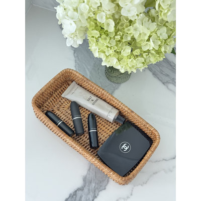 La Jolla Rattan Vanity & Bathroom Counter Top Tray