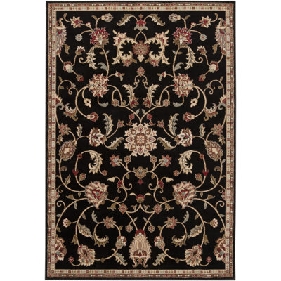 Tapis noir / brun Feagin