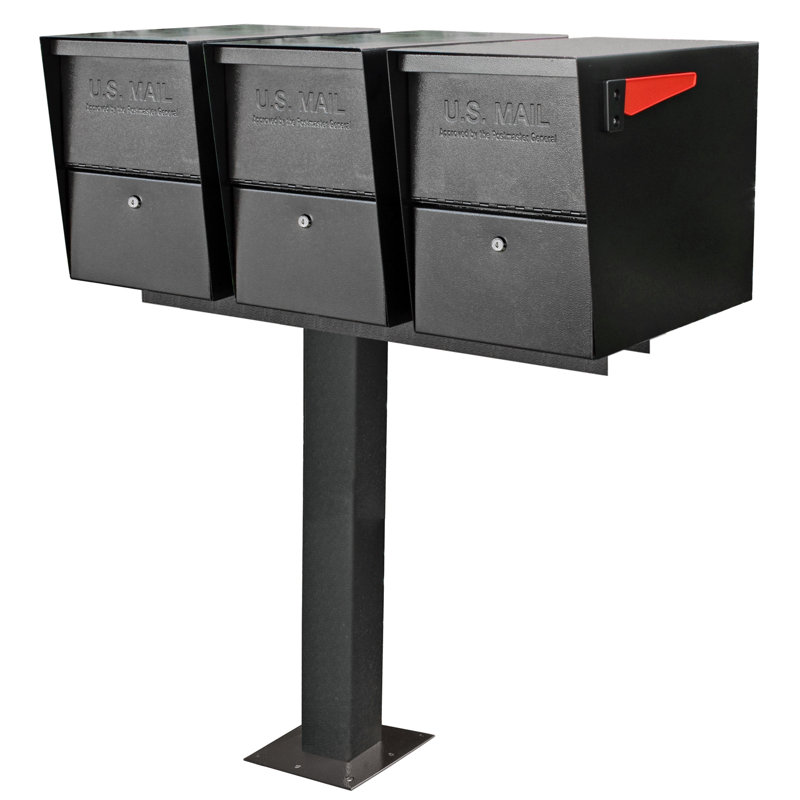 Barre d'écartement 3 voies Mail Boss, Noir