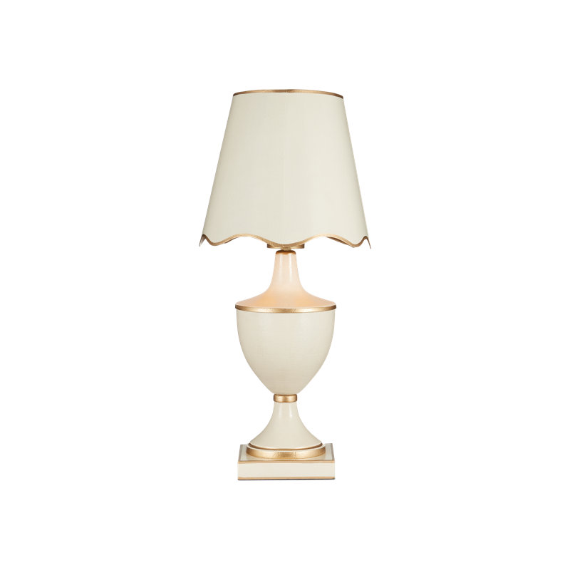 Travelogue Table Lamp, Ivory/Gold, Ivory/Gold
