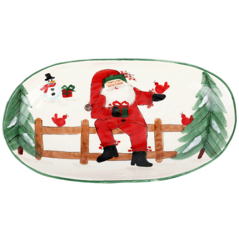 Old St. Nick Terra Bianca Platter