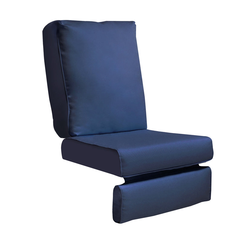 Outdoor 5.5'' Seat / Back Cushion, Nave Blue