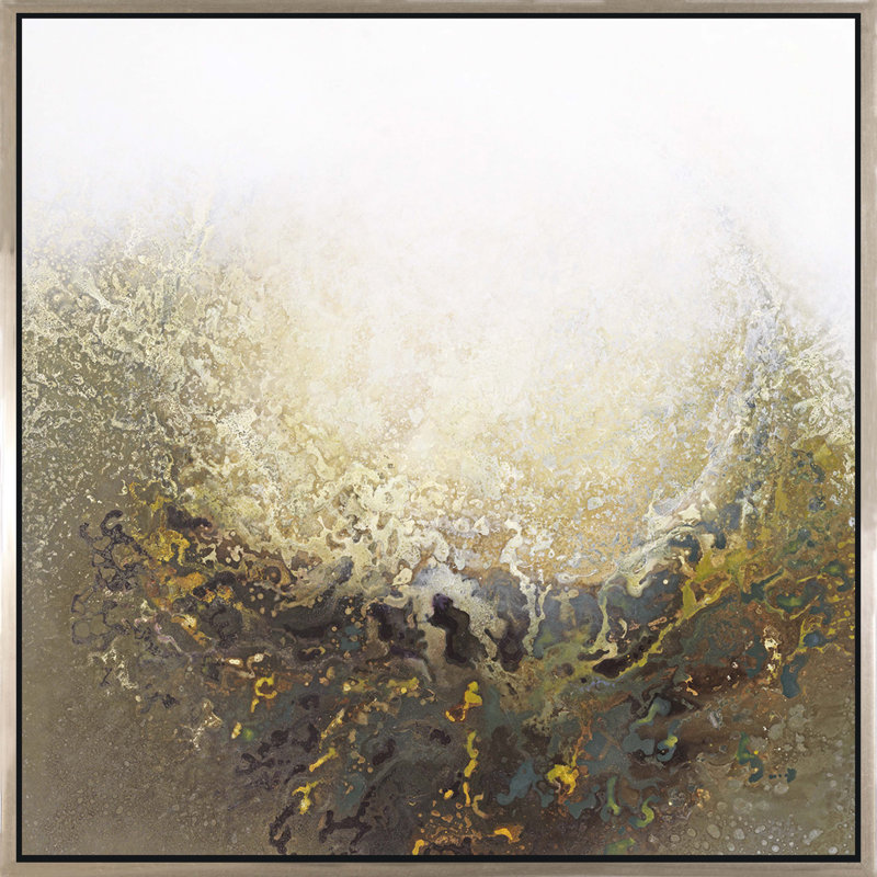Jens Caldron - peinture sur toile à cadre flottant