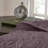 Reversible Quilted Bedspread Set with Oversized Drape