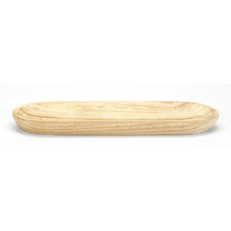 Bol décoratif en bois fait à la main Rosharon
