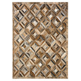Pandora Cowhide Geometric Area Rug