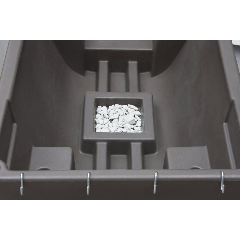 Jardinière en plastique avec réservoir Garden Wizard, vert