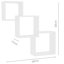 Cube Wall Shelf 68x15x68 cm Engineered Wood-1476688464