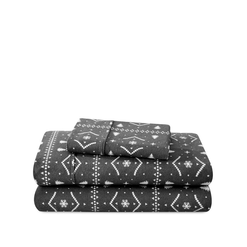 Ensemble de literie en flanelle 100 % coton, Ensemble de draps pour lit simple très long + dra