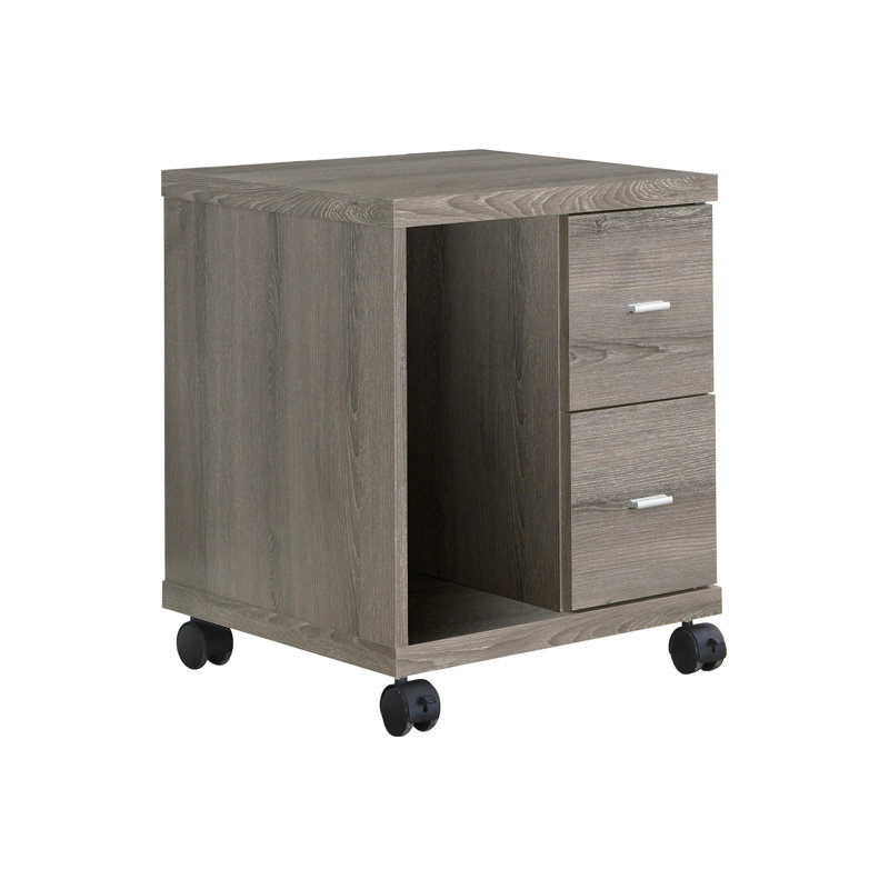 Armoire moderne à 2 compartiments à roulettes Modern