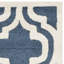 Noble Geometric Wool Hand Woven Area Rug-12827039