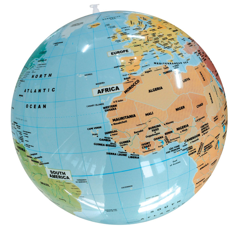 Plastic / Acrylic Tabletop Globe
