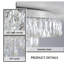 Lustre moderne en cristal à intensité variable-1243234061
