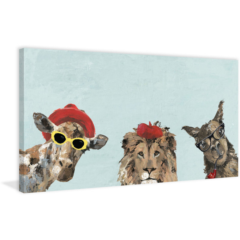 Wrapped Canvas Painting, 22" H x 45" W x 1.5" D
