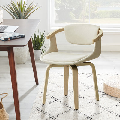  Diland Fabric Upholstered Swivel Desk Chair